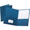 Oxford Folder, 2-Pocket, Letter, Blue, PK25 OXF57502 - alternate 1